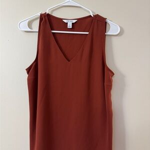 Nine West Terracotta Sleeveless Tank Top